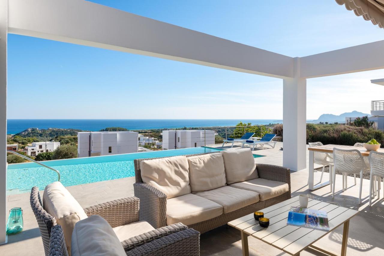 Luxury Villa Hera With Private Pool Afantou Exteriör bild