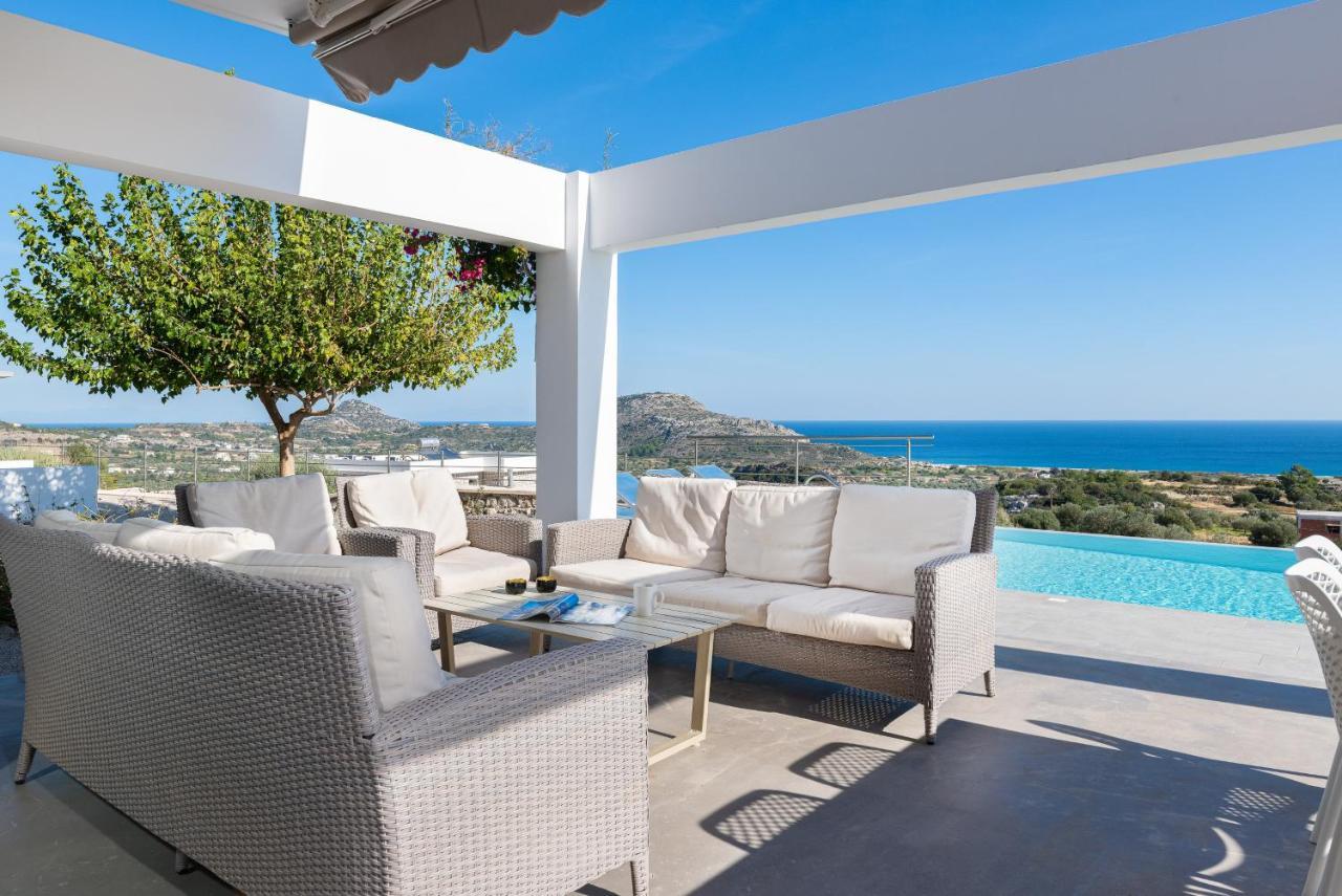 Luxury Villa Hera With Private Pool Afantou Exteriör bild