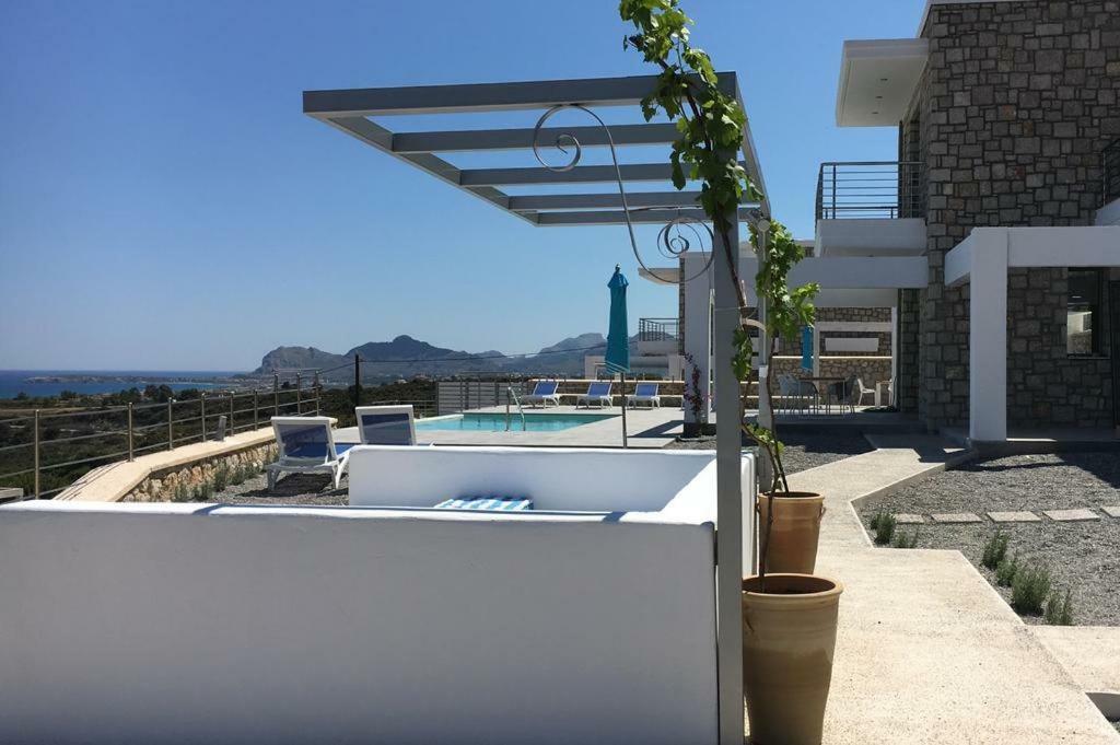 Luxury Villa Hera With Private Pool Afantou Exteriör bild