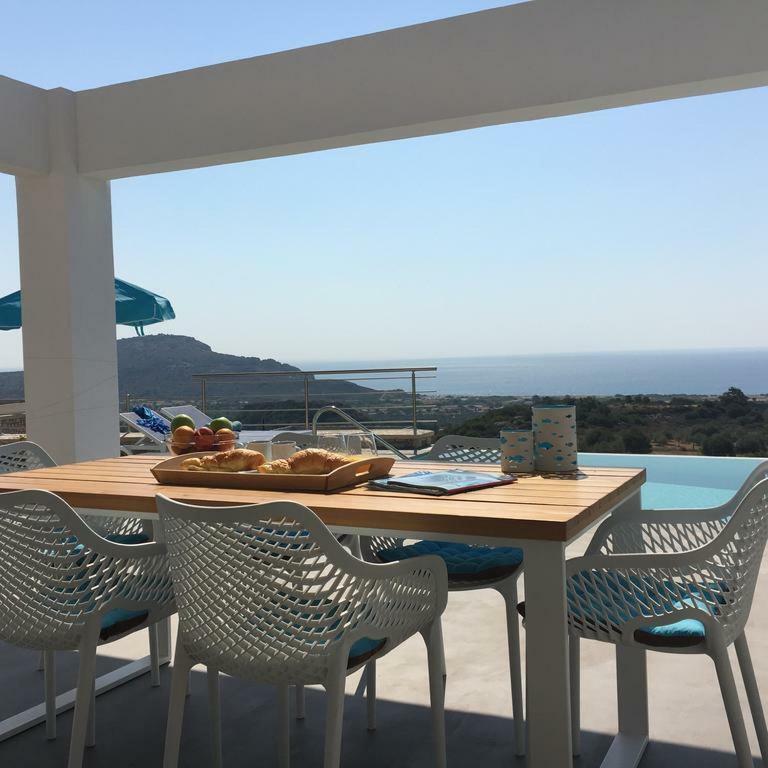 Luxury Villa Hera With Private Pool Afantou Exteriör bild